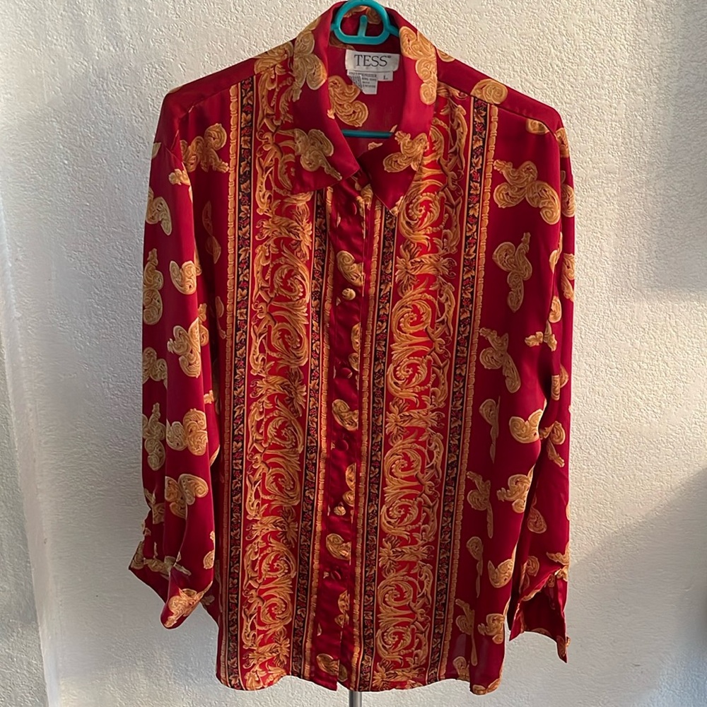 Vintage filigree top by Tess